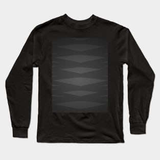 Grey abstract textured art Long Sleeve T-Shirt